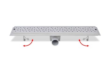 Liner Dusjavløp Boble 630x140 mm Rustfritt stål - Hus & oppussing - Bygg - Vann & avløp - Innendørs avløp