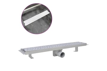 Liner Dusjavløp Boble 630x140 mm Rustfritt stål - Hus & oppussing - Bygg - Vann & avløp - Innendørs avløp