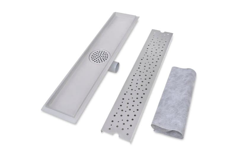 Liner Dusjavløp Boble 630x140 mm Rustfritt stål - Hus & oppussing - Bygg - Vann & avløp - Innendørs avløp