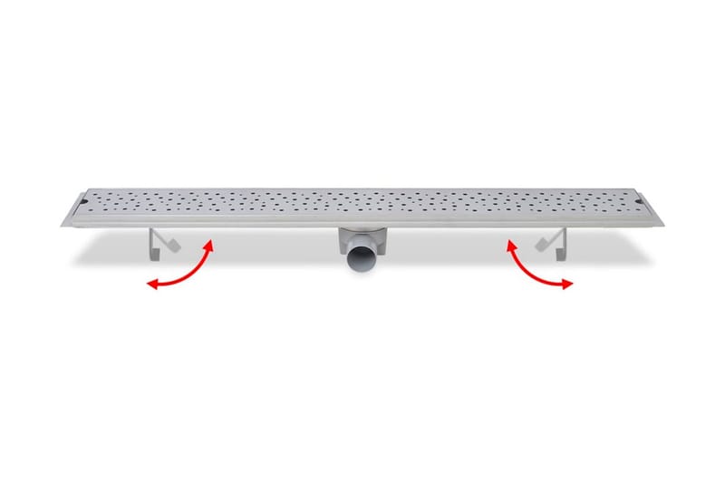 Liner Dusjavløp Boble 930x140 mm Rustfritt stål - Hus & oppussing - Bygg - Vann & avløp - Innendørs avløp