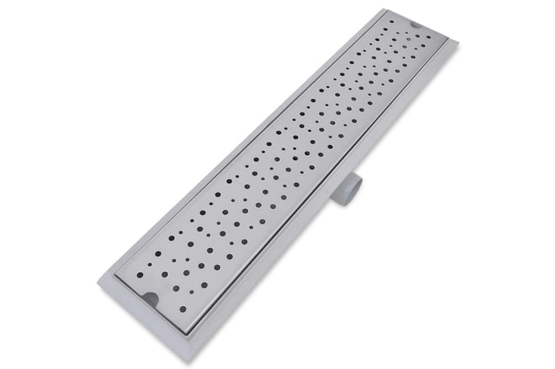 Linert dusjavløp 2 stk boble 630x140 mm rustfritt stål - Hus & oppussing - Bygg - Vann & avløp - Innendørs avløp