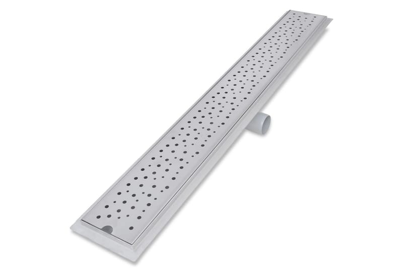 Linert dusjavløp 2 stk boble 930x140 mm rustfritt stål - Hus & oppussing - Bygg - Vann & avløp - Innendørs avløp
