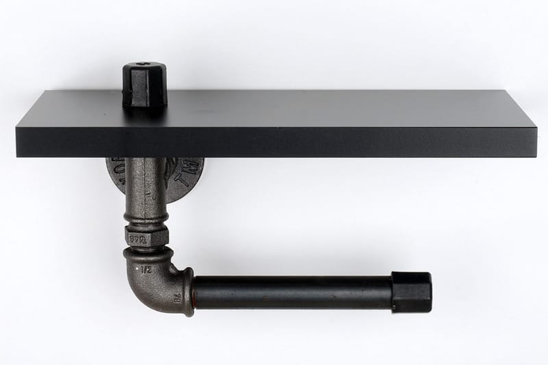 Chandina Toalettpapirholder 30x12 cm - Svart - Hus & oppussing - Kjøkken & bad - Baderom - Baderomstilbehør