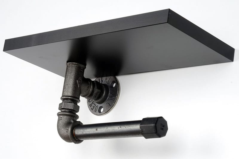 Chandina Toalettpapirholder 30x12 cm - Svart - Hus & oppussing - Kjøkken & bad - Baderom - Baderomstilbehør