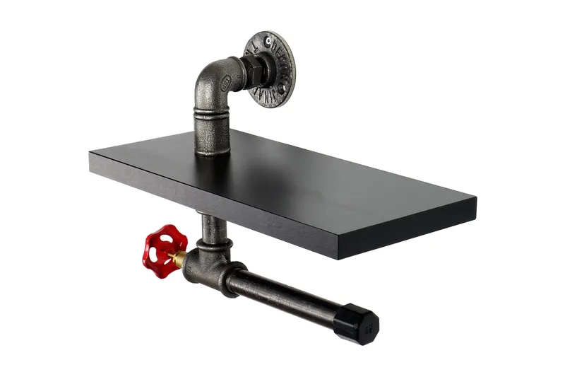 Chandina Toalettpapirholder 30x14 cm - Svart - Hus & oppussing - Kjøkken & bad - Baderom - Baderomstilbehør