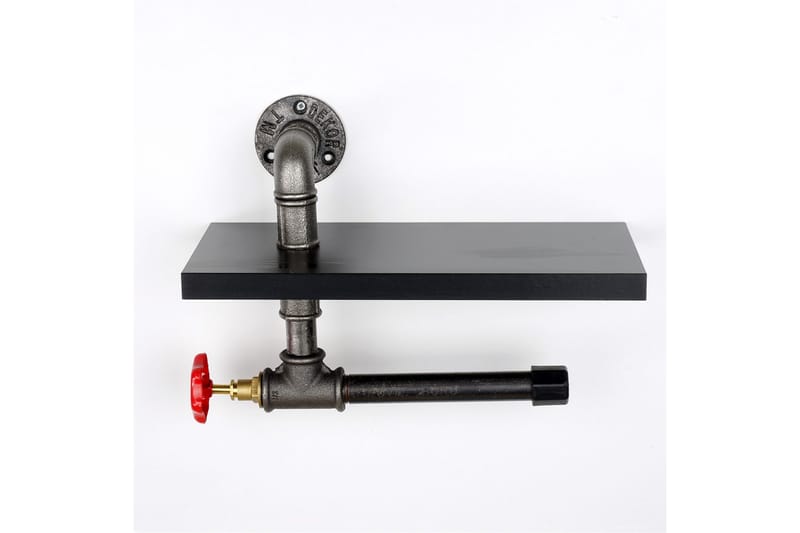 Chandina Toalettpapirholder 30x14 cm - Svart - Hus & oppussing - Kjøkken & bad - Baderom - Baderomstilbehør