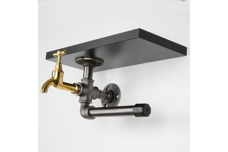 Chandina Toalettpapirholder 30x17 cm - Svart - Hus & oppussing - Kjøkken & bad - Baderom - Baderomstilbehør