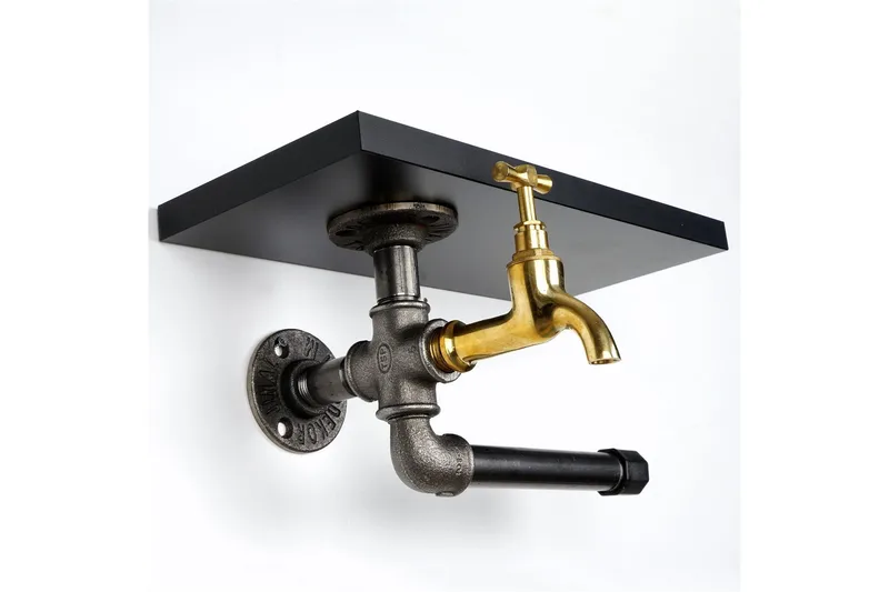 Chandina Toalettpapirholder 30x17 cm - Svart - Hus & oppussing - Kjøkken & bad - Baderom - Baderomstilbehør