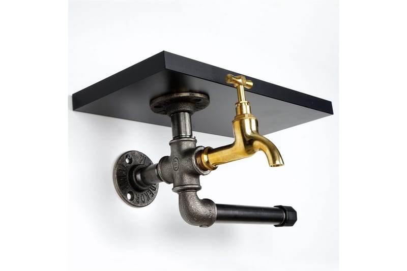 Chandina Toalettpapirholder 30x17 cm - Svart - Hus & oppussing - Kjøkken & bad - Baderom - Baderomstilbehør