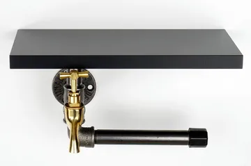 Chandina Toalettpapirholder 30x17 cm - Svart - Hus & oppussing - Kjøkken & bad - Baderom - Baderomstilbehør