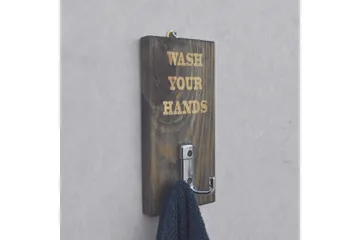 Evila Håndklehenger Wash Your Hands - Hus & oppussing - Kjøkken & bad - Baderom - Baderomstilbehør