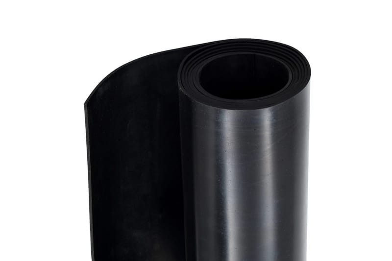 Gulvmatte antiskli gummi 1,2x2 m 2 mm glatt - Sklimatte - Gulvbeskyttelse