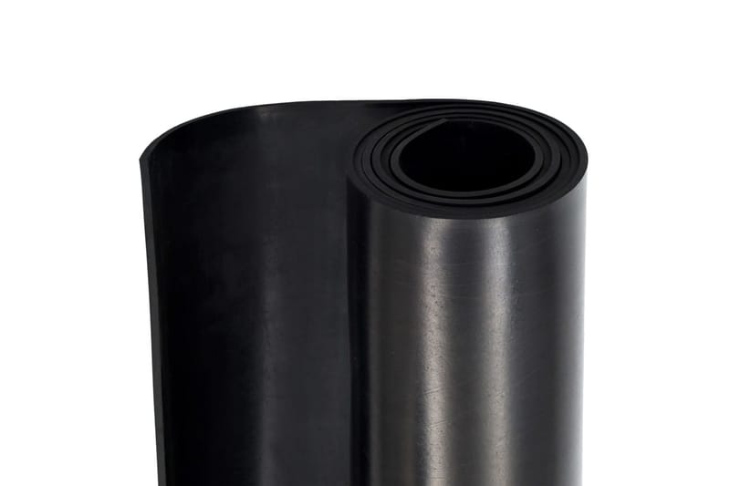 Gulvmatte antiskli gummi 1,2x2 m 4 mm glatt - Sklimatte - Gulvbeskyttelse