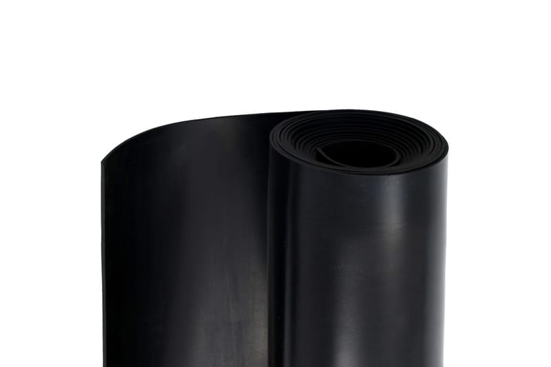 Gulvmatte antiskli gummi 1,2x5 m 3 mm glatt - Sklimatte - Gulvbeskyttelse