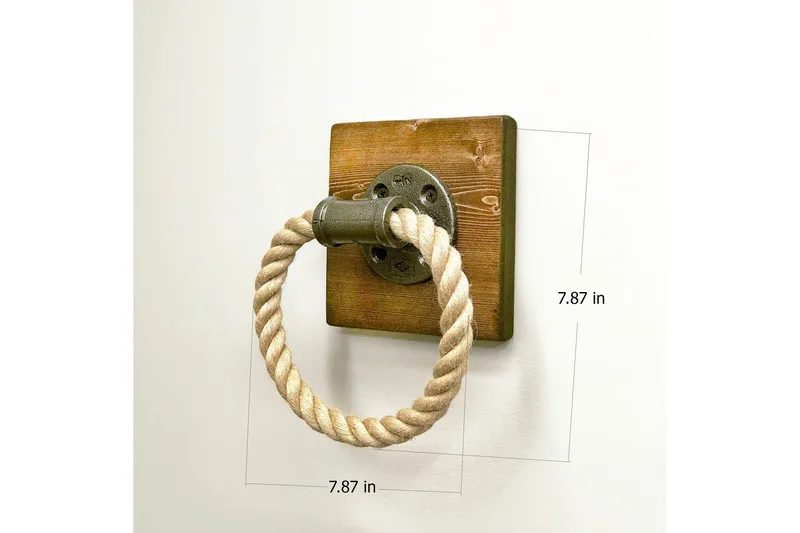 Evila Håndklehenger Tau/Tre - Hus & oppussing - Kjøkken & bad - Baderom - Baderomstilbehør - Håndklehenger