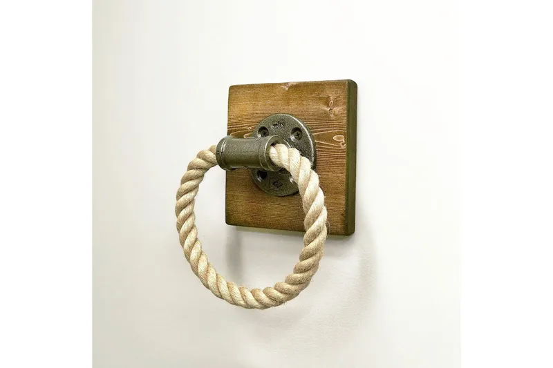 Evila Håndklehenger Tau/Tre - Hus & oppussing - Kjøkken & bad - Baderom - Baderomstilbehør - Håndklehenger