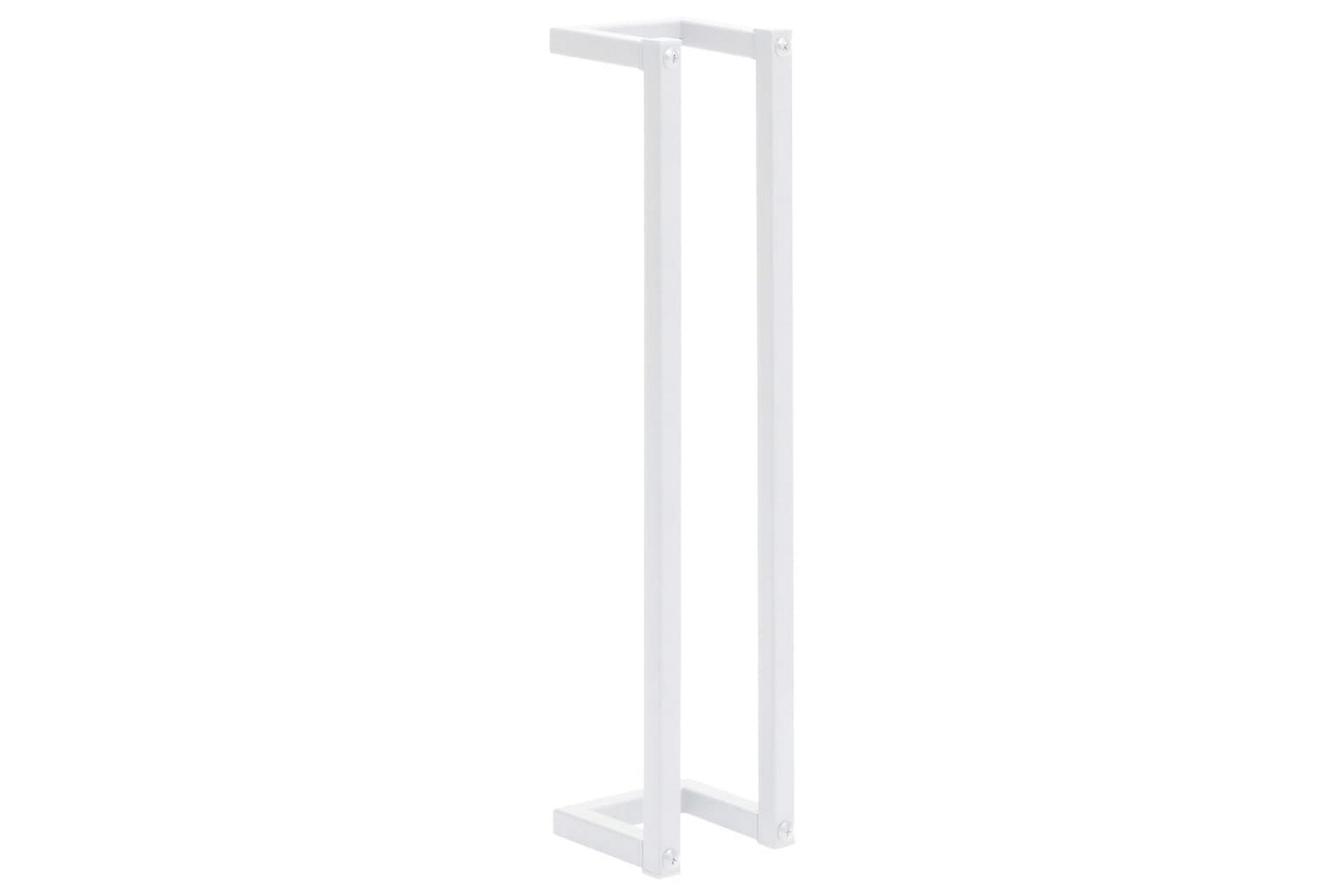 Håndklestativ 12,5x12,5x60 cm stål hvit - Hvit - Hus & oppussing - Kjøkken & bad - Baderom - Baderomstilbehør