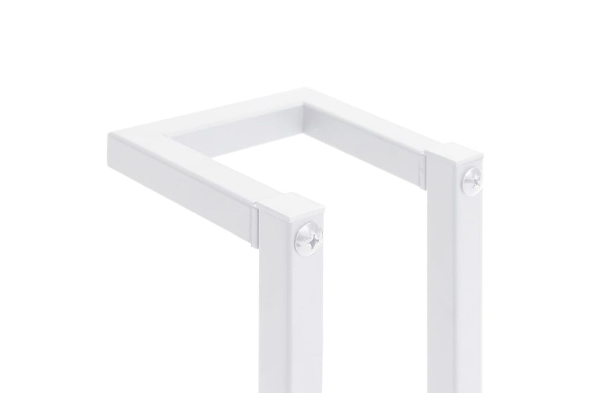 Håndklestativ 12,5x12,5x60 cm stål hvit - Hvit - Hus & oppussing - Kjøkken & bad - Baderom - Baderomstilbehør
