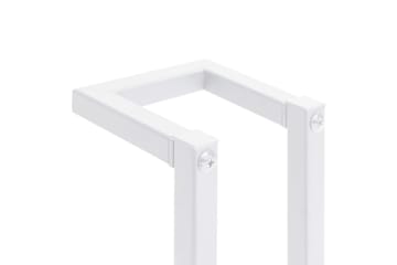 Håndklestativ 12,5x12,5x60 cm stål hvit - Hvit - Hus & oppussing - Kjøkken & bad - Baderom - Baderomstilbehør
