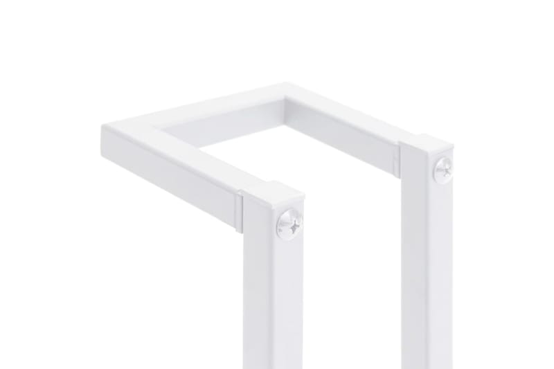Håndklestativ 12,5x12,5x60 cm stål hvit - Hvit - Hus & oppussing - Kjøkken & bad - Baderom - Baderomstilbehør