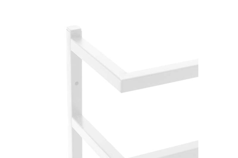 Håndklestativ 24x12x48 cm stål hvit - Hvit - Hus & oppussing - Kjøkken & bad - Baderom - Baderomstilbehør