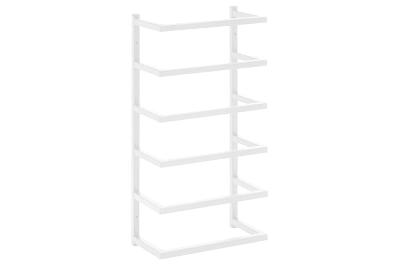 Håndklestativ 24x12x48 cm stål hvit - Hvit - Hus & oppussing - Kjøkken & bad - Baderom - Baderomstilbehør