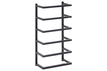 Håndklestativ 24x12x48 cm stål svart - Svart - Hus & oppussing - Kjøkken & bad - Baderom - Baderomstilbehør
