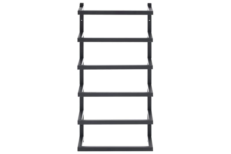 Håndklestativ 24x12x48 cm stål svart - Svart - Hus & oppussing - Kjøkken & bad - Baderom - Baderomstilbehør