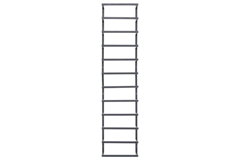 Håndklestativ 24x12x96 cm svart stål - Svart - Hus & oppussing - Kjøkken & bad - Baderom - Baderomstilbehør