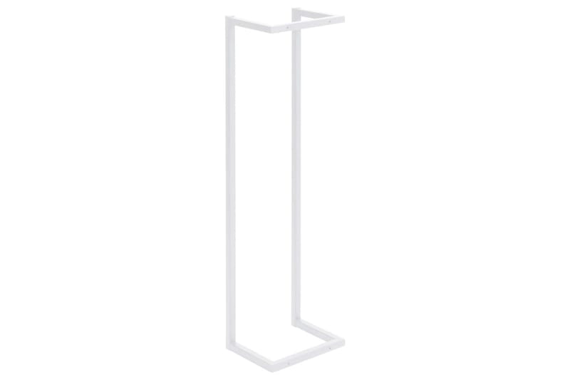 Håndklestativ 25x20x95 cm stål hvit - Hvit - Hus & oppussing - Kjøkken & bad - Baderom - Baderomstilbehør