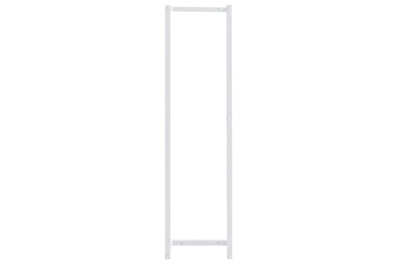 Håndklestativ 25x20x95 cm stål hvit - Hvit - Hus & oppussing - Kjøkken & bad - Baderom - Baderomstilbehør