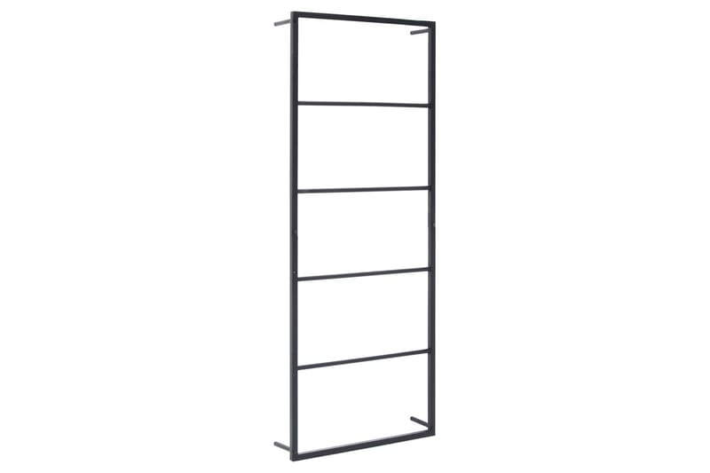 Håndklestativ 45x10x115 cm stål svart - Svart - Hus & oppussing - Kjøkken & bad - Baderom - Baderomstilbehør