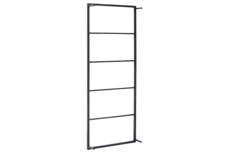 Håndklestativ 45x10x115 cm stål svart - Svart - Hus & oppussing - Kjøkken & bad - Baderom - Baderomstilbehør