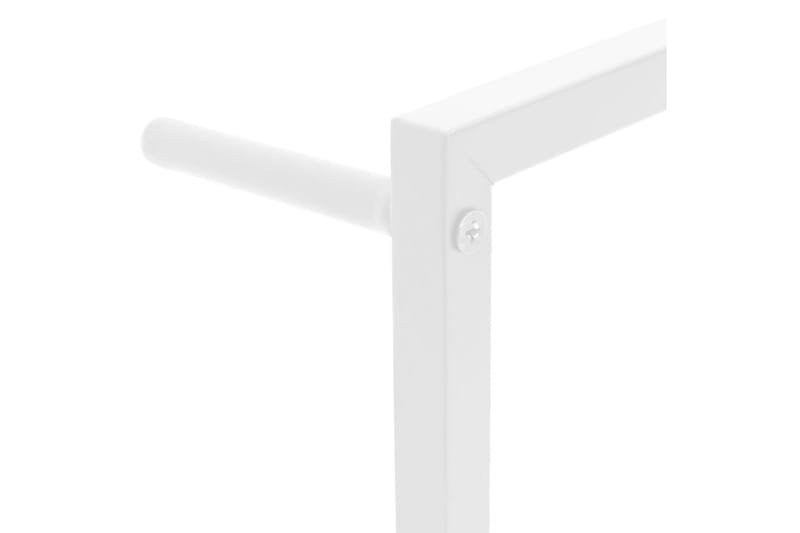 Håndklestativ 60x10x116 cm stål hvit - Hvit - Hus & oppussing - Kjøkken & bad - Baderom - Baderomstilbehør