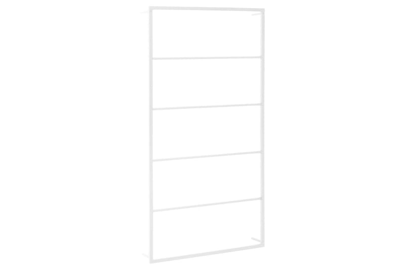 Håndklestativ 60x10x116 cm stål hvit - Hvit - Hus & oppussing - Kjøkken & bad - Baderom - Baderomstilbehør