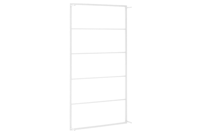 Håndklestativ 60x10x116 cm stål hvit - Hvit - Hus & oppussing - Kjøkken & bad - Baderom - Baderomstilbehør