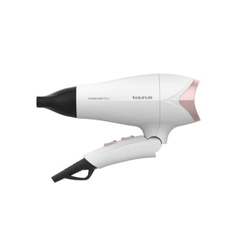 Hårføner Taurus 2400W Studio 2500 Ionic hvit - Hvit - Hus & oppussing - Kjøkken & bad - Baderom - Baderomstilbehør