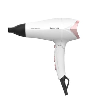 Hårføner Taurus 2400W Studio 2500 Ionic hvit - Hvit - Hus & oppussing - Kjøkken & bad - Baderom - Baderomstilbehør