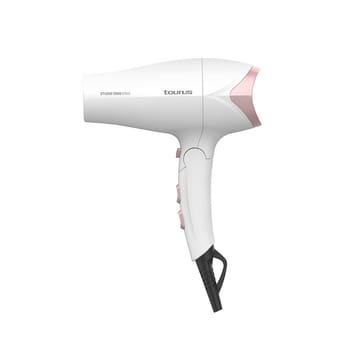 Hårføner Taurus 2400W Studio 2500 Ionic hvit - Hvit - Hus & oppussing - Kjøkken & bad - Baderom - Baderomstilbehør