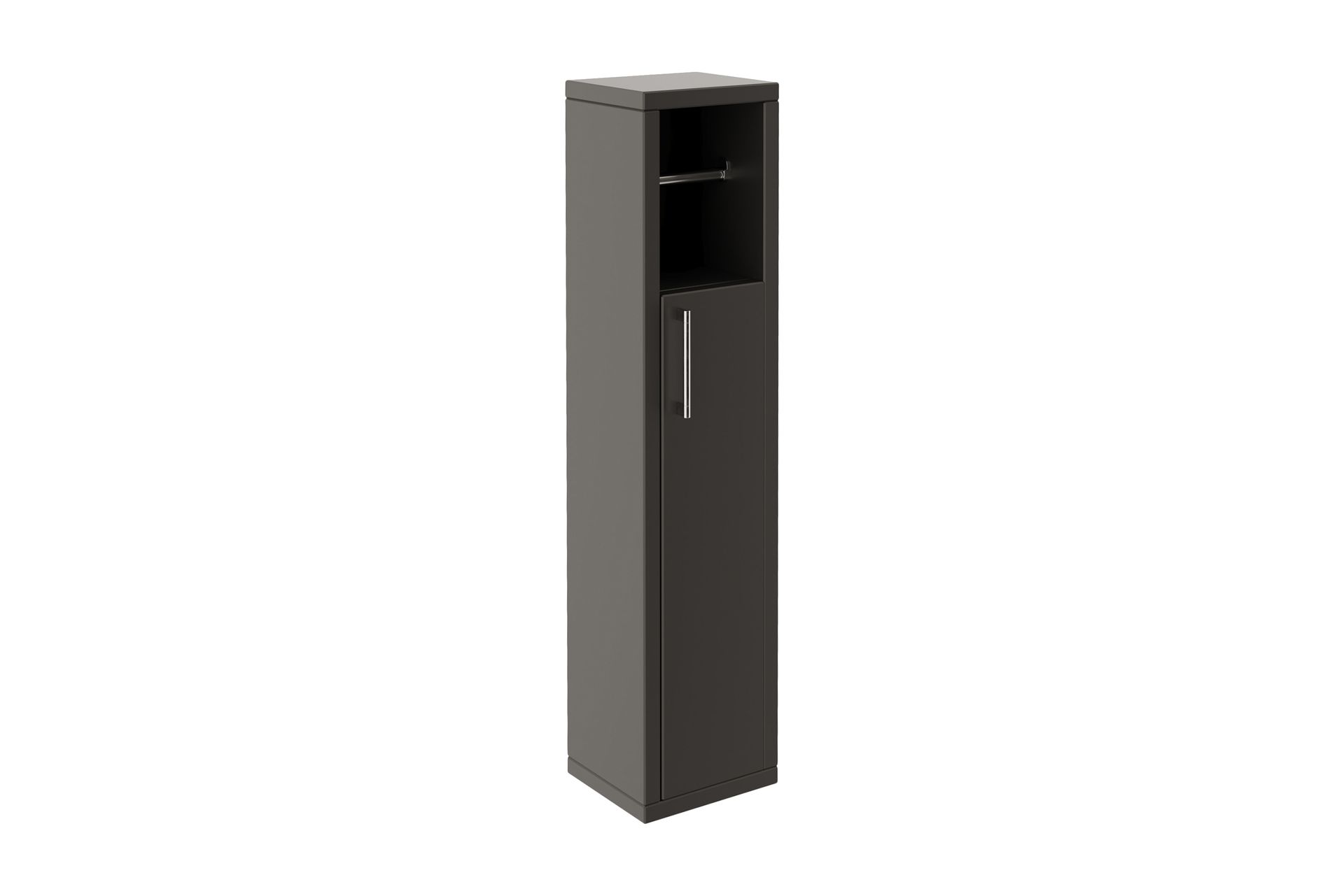 Hafing Baderomsoppbevaring 15x70 cm 3 Hyller - Antrasitt - Hus & oppussing - Kjøkken & bad - Baderom - Baderomstilbehør