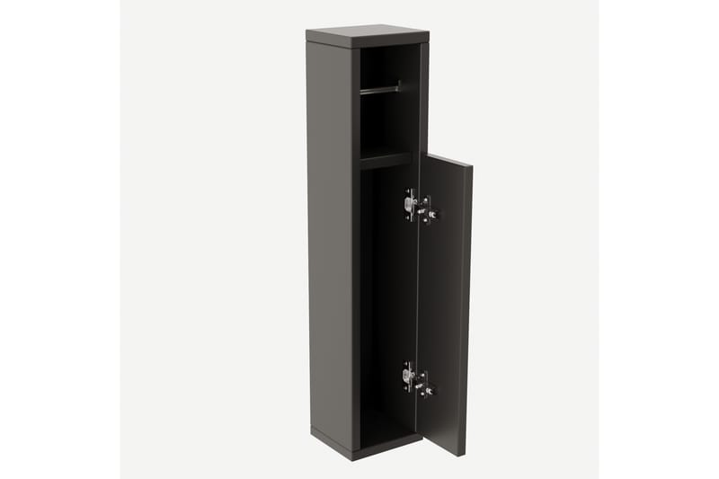 Hafing Baderomsoppbevaring 15x70 cm 3 Hyller - Antrasitt - Hus & oppussing - Kjøkken & bad - Baderom - Baderomstilbehør