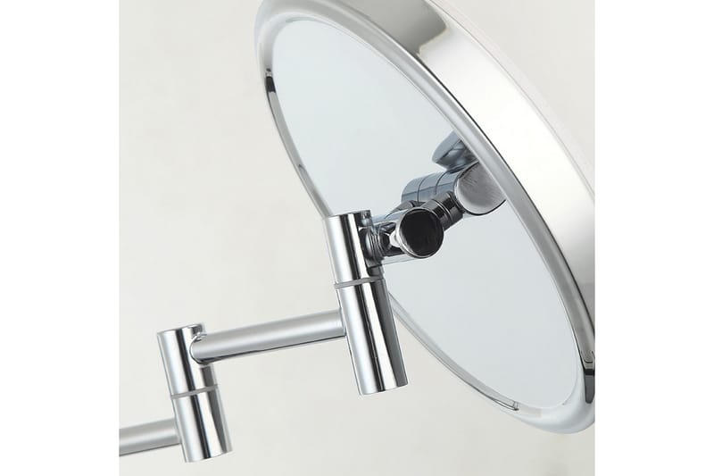 Millie Sminkespeil med arm med LED-belysning x cm Krom - Lyfco - Innredning - Speil - Sminkespeil