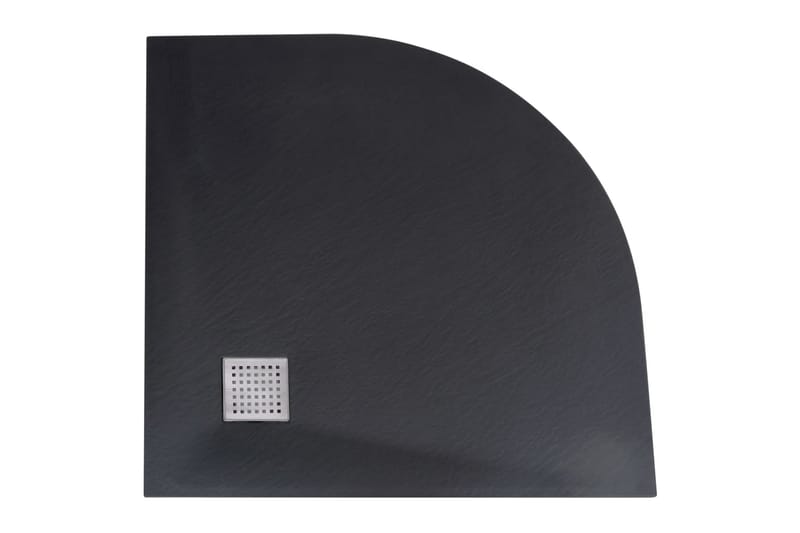 Dusjbase SMC svart 90x90 cm - Svart - Hus & oppussing - Kjøkken & bad - Baderom - Dusjutstyr & tilbehør