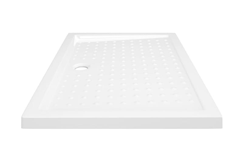 Dusjbrett med prikker hvit 70x100x4 cm ABS - Hvit - Hus & oppussing - Kjøkken & bad - Baderom - Dusjutstyr & tilbehør