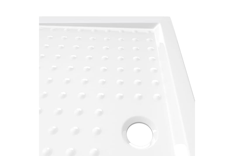 Dusjbrett med prikker hvit 70x100x4 cm ABS - Hvit - Hus & oppussing - Kjøkken & bad - Baderom - Dusjutstyr & tilbehør