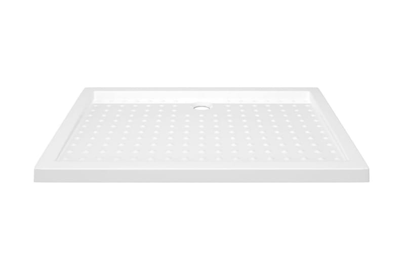 Dusjbrett med prikker hvit 70x100x4 cm ABS - Hvit - Hus & oppussing - Kjøkken & bad - Baderom - Dusjutstyr & tilbehør