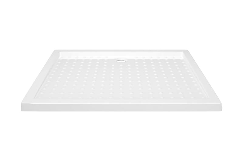 Dusjbrett med prikker hvit 80x100x4 cm ABS - Hvit - Hus & oppussing - Kjøkken & bad - Baderom - Dusjutstyr & tilbehør