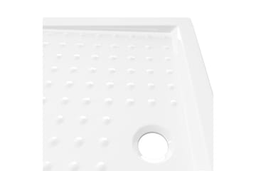 Dusjbrett med prikker hvit 90x70x4 cm ABS - Hvit - Hus & oppussing - Kjøkken & bad - Baderom - Dusjutstyr & tilbehør