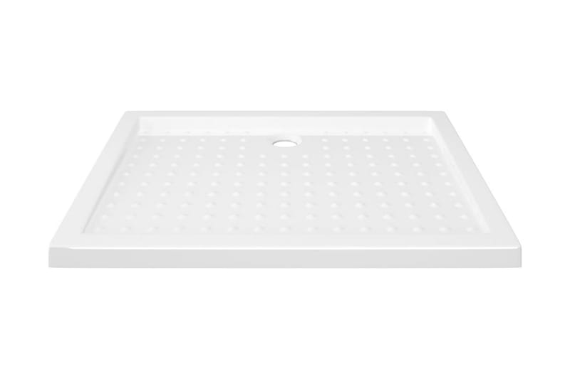 Dusjbrett med prikker hvit 90x70x4 cm ABS - Hvit - Hus & oppussing - Kjøkken & bad - Baderom - Dusjutstyr & tilbehør