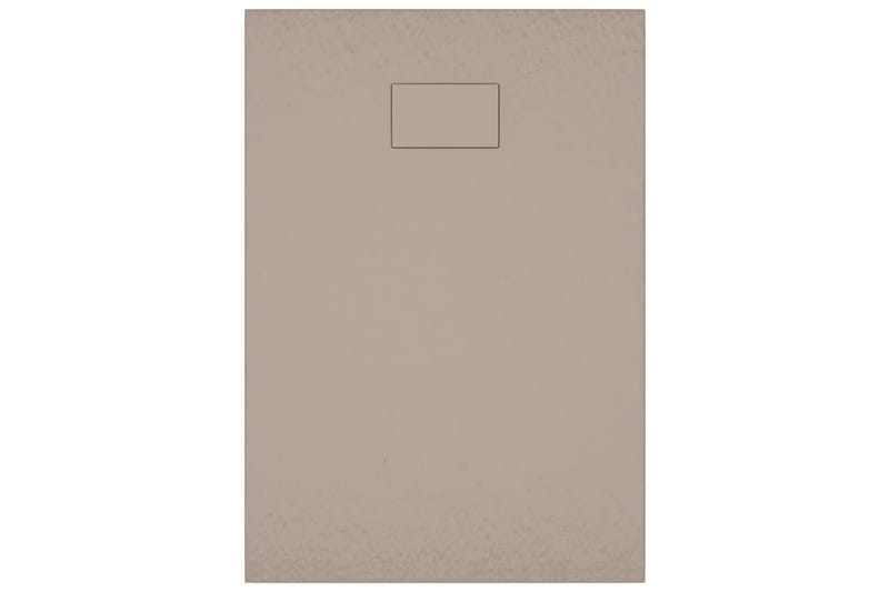 Dusjbrett SMC brun 100x70 cm - Brun - Hus & oppussing - Kjøkken & bad - Baderom - Dusjutstyr & tilbehør